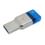 Kingston Technology MobileLite Duo 3C card reader Blue,Silver USB 3.2 Gen 1 (3.1 Gen 1) Type-A/Type-C
