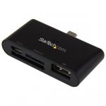 StarTech.com On-the-Go USB card reader for mobile devices - supports SD & Micro SD cards