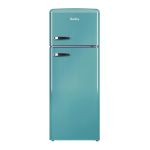 Amica FDR2213DB fridge-freezer Freestanding 208 L F Turquoise
