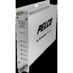 Pelco 4-Channel Video Fiber Receiver, ST, Single Mode 10-bit digital video multiplexer RX single mode, ST