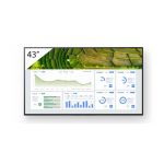 Sony FW-43BZ30L Signage Display Digital signage flat panel 109.2 cm (43") LCD Wi-Fi 440 cd/mÂ² 4K Ultra HD Black Android 24/7