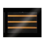 CDA FWV452BL wine cooler Compressor wine cooler Built-in Black 24 bottle(s)