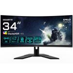 GIGABYTE G34WQCP 34" UWQHD Curved Gaming Monitor - 3440 x 1440, 1500R, 180Hz