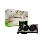 MSI GEFORCE RTX 5080 16G INSPIRE 3X OC graphics card NVIDIA 16 GB GDDR7