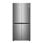 LG GMB844PZ4E side-by-side refrigerator Freestanding 530 L E Metallic, Silver