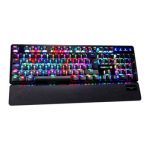 GAMEMAX Strike Mechanical RGB Gaming Keyboard Outemu Red Switches Anti-Ghosting Double-Shot Keycaps Magnetic Wrist Rest