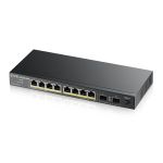 Zyxel GS1100-10HP v2 unmanage PoE 8x Gigabit 2x Fiber Uplink 120 Watt PoE