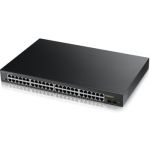 Zyxel GS1900-48HP Managed L2 Gigabit Ethernet (10/100/1000) Black 1U Power over Ethernet (PoE)