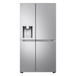 LG NatureFRESH GSLE81BSBC American Style Smart Fridge Freezer - Brushed Steel - C Rated