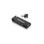 iogear GUH285W6 interface hub 480 Mbit/s Black