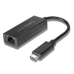 Lenovo GX90M41965 cable interface/gender adapter USB-C RJ-45 Black
