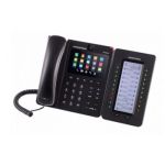 Grandstream Networks GXV3240 IP phone Black Wired handset LCD 6 lines Wi-Fi