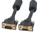 Cablenet 20m SVGA HD15 Male - Female Black PVC Cable with Ferrites