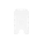 BioBadge Clear Dual-Sided Holders Portrait - Pack of 100