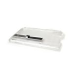 Digital ID Enclosed Holders with Single Slider Bar, Black Slider, Premium - Landscape, Horizontal (Pack of 100)