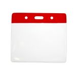 Digital ID Vinyl Red Top Card Holders - 91x65mm (Pack of 100)
