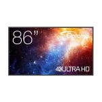 Optoma N3861K Digital signage flat panel 2.18 m (86") LED Wi-Fi 450 cd/mÂ² 4K Ultra HD Black Android 11 24/7