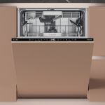 Hotpoint Hydroforce Integrated Dishwasher - B-Rated, Black control panel