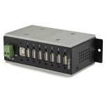 StarTech.com 7-Port Industrial USB 2.0 Hub with ESD Protection & 350W Surge Protection