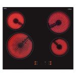 CDA HC6621FR hob Black Built-in 60 cm Ceramic 4 zone(s)