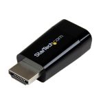StarTech.com Compact HDMI to VGA Adapter Converter - Ideal for Chromebooks Ultrabooks & Laptops ï¿½ï¿½ 1920x1200/1080p