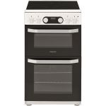 Hotpoint 50cm Electric Cooker - White