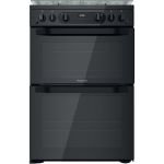 Hotpoint HDM67G0CCB/UK Freestanding cooker Gas Black