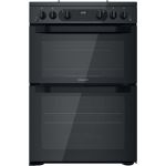 Hotpoint HDM67G0CMB/UK Freestanding cooker Gas Black
