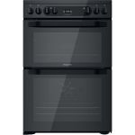 Hotpoint HDM67V92HCB/UK Freestanding cooker Electric Ceramic Black