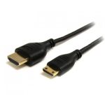 StarTech.com 6 ft Slim High Speed HDMI Cable with Ethernet - HDMI to HDMI Mini M/M