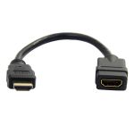 StarTech.com 6in High Speed HDMI Port Saver Cable M/F - Ultra HD 4k x 2k HDMI Cable