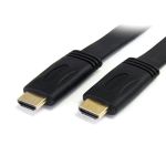 StarTech.com 5m Flat High Speed HDMI Cable with Ethernet - Ultra HD 4k x 2k HDMI Cable - HDMI to HDMI M/M