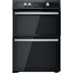 Hotpoint HDT67I9HM2C/UK Freestanding cooker Electric Zone induction hob Black