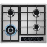 AEG HGB64420YM hob Stainless steel Built-in 60 cm Gas 4 zone(s)