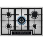 AEG HGB75420YM Black, Stainless steel Built-in 74.5 cm Gas 5 zone(s)