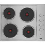 Beko HIBE64101X 60cm Sealed Plate Hob with Side Knob Controls