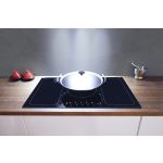 CDA 87cm 5 Zone Induction Hob with Bridging Zones Black
