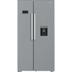Hotpoint American Fridge Freezer with Water Dispenser - Silver
