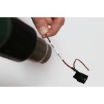 Brother HSE-211E Heat Shrink Tubes black on white 5,2mm x 1,5m for Brother P-Touch TZ 3.5-18mm HSE/24mm HSE/36mm HSE