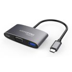 Hypertec AdaptLite VGA Wired USB 3.2 Gen 1 (3.1 Gen 1) Type-C Anthracite, Silver