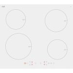 electriQ 60cm 4 Zone Plug In Induction Hob - White