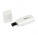 StarTech.com USB to Stereo Audio Adapter Converter