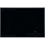 AEG IKE84441FB Black Built-in 78 cm Zone induction hob 4 zone(s)