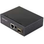 StarTech.com Industrial Fiber to Ethernet Media Converter - 1Gbps SFP to RJ45/ Cat6 - Singlemode/Mul