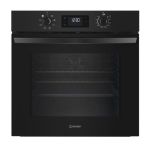 Indesit Turn&Go Electric Single Oven - Black