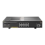 Hewlett Packard Enterprise Aruba 2930F 8G PoE+ 2SFP+ Managed L3 Gigabit Ethernet (10/100/1000) Power