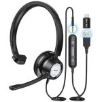 JLC Phonic V2 Mono 3.5mm USB & Type C Headset