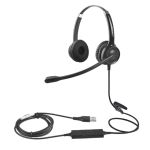 JLC JLCPILHS headphones/headset Wired Head-band Office/Call center USB Type-A Black