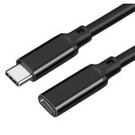 JLC Type C (Male) to Type C (Female) 3M Black