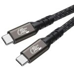 JLC TYPE C (MALE) TO TYPE C (MALE) CABLE 1M BLCK 40GBP